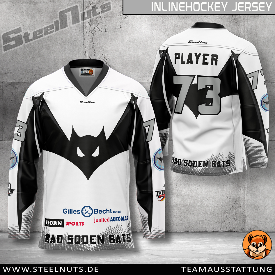 Bats Inlinehockey Trikot weiss